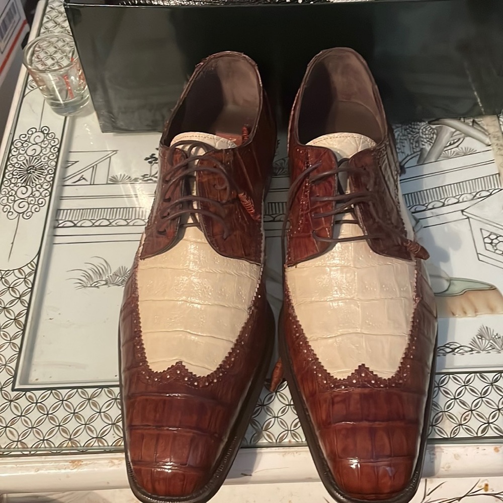 Genuine Crocodile wing tips